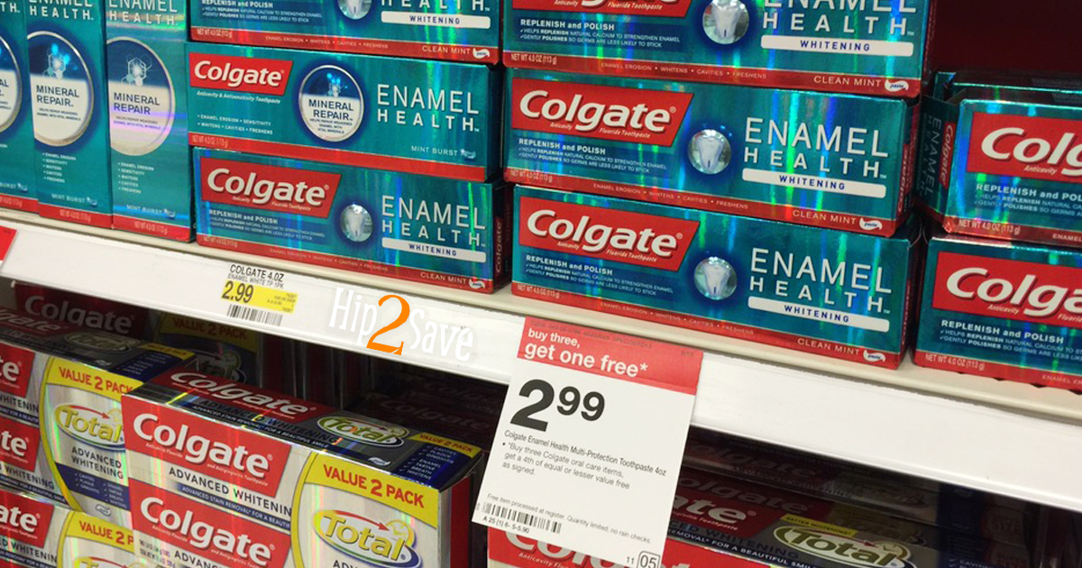 Target Colgate Enamel Health Whitening Toothpaste Only 74¢ Each