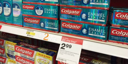 Target: Colgate Enamel Health Whitening Toothpaste Only 74¢ Each (Regularly $2.99)