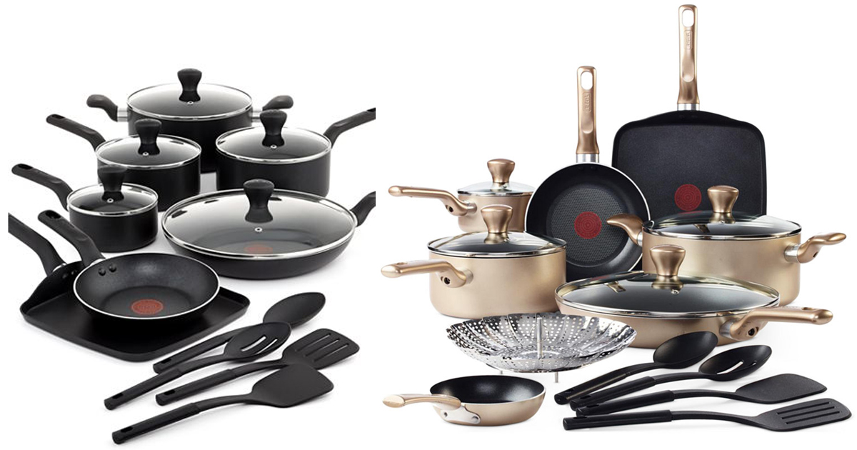 Macy's TFal Culinaire 16Piece Cookware Set Only 47.99 After Rebate