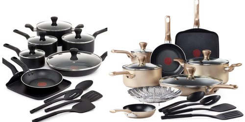 Macy’s: T-Fal Culinaire 16-Piece Cookware Set Only $47.99 After Rebate (Regularly $169.99)