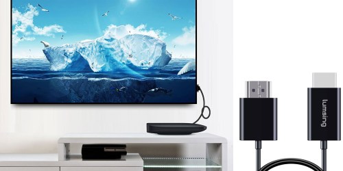 Amazon: Lumsing Flexible Ultra-Slim HDMI 3 Foot Cable Only $4.89 (Regularly $15.99)
