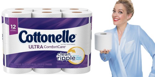 Amazon: Cottonelle Ultra ComfortCare 12-Count Big Roll Toilet Paper $3.54 Shipped (= Only 30¢ Per Roll!)