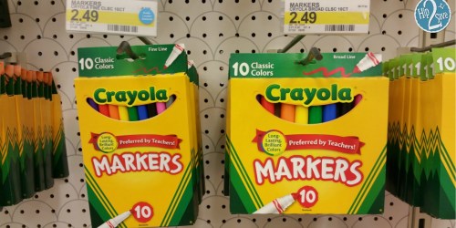 Target Cartwheel: 30% Off Crayola Products = Nice Deals On Markers, Crayons & More