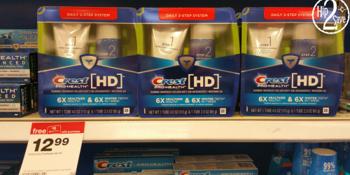 Target: Crest HD 2-Step Whitening System Only $3.99 After Gift Card (Regularly $12.99)