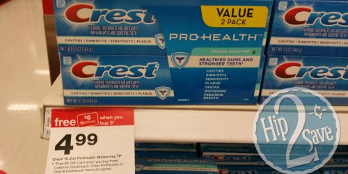 New Crest Pro-Health Toothpaste Twin Pack Coupon = Only $0.82 at Target (After Gift Card)