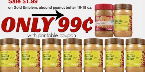 CVS: Gold Emblem Abound Peanut Butter Just 99¢