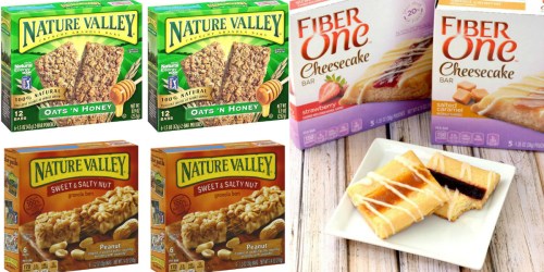 CVS: Nature Valley & Fiber One Cheesecake Bars Just 99¢ Each (+ Select Cereals Only 49¢ Per Box)