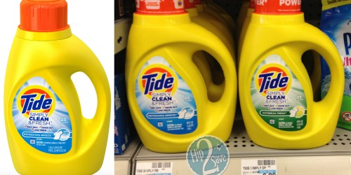 New $1/1 Tide Simply Clean and Fresh Detergent Coupon