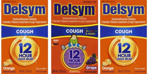 $4 in NEW Delsym Cough Relief Coupons = Only $5.49 Each at Walgreens (After Points)