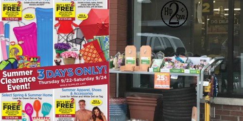 Dollar General: Buy 1 Get 2 Free Summer Clearance