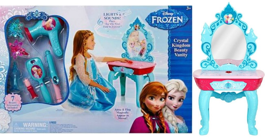 disney frozen snow glimmer vanity set