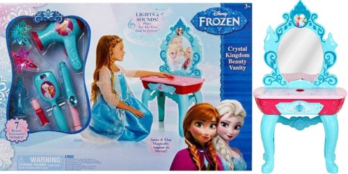 Kohl’s: Disney’s Frozen Vanity ONLY $20.40 (Reg. $79) – Includes Working Hair Dryer & More