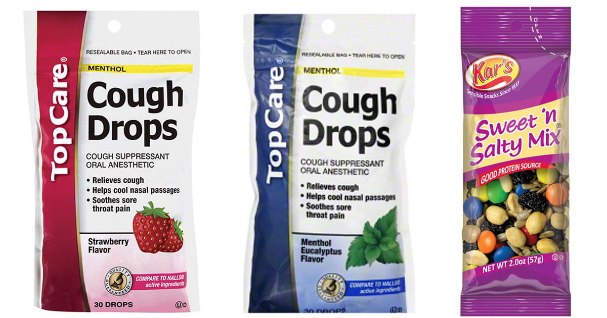 Giant Eagle FREE Top Care Cough Drops & Kar's Sweet 'N Salty Trail Mix