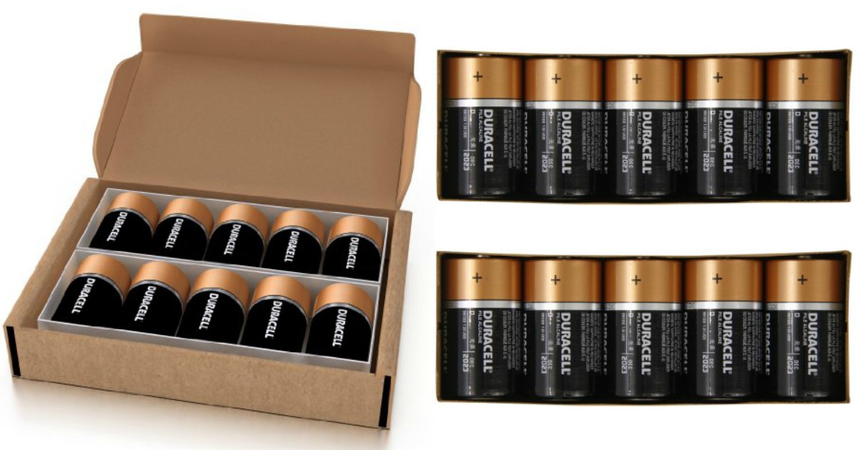 Amazon Duracell 'D ' Batteries 10 Pack Only 10.71 Shipped