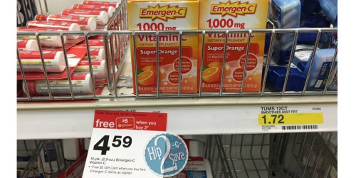 Target: *HOT* Emergen-C Vitamin C 10-Count Boxes ONLY 9¢ Each (After $5 Gift Card)