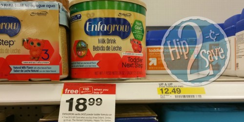 Target: Enfagrow Powder Formula Just $12.99 Per Canister (After Ibotta & Gift Card)