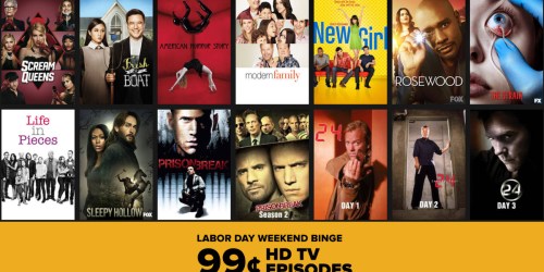 FandangoNOW: HD Television Episodes Only 99¢