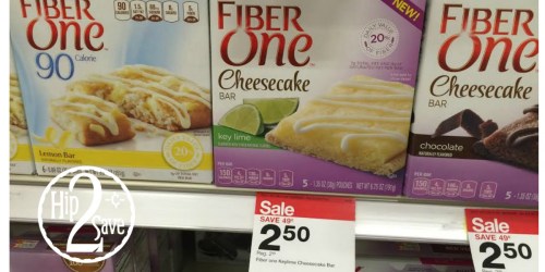 Target: Fiber One Cheesecake Bars Just $1.12 Each