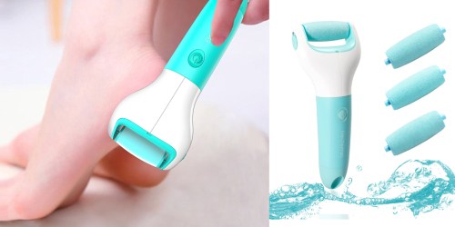 Amazon: Rechargeable Callus Remover/Foot File + 3 Rollers Only $19.99 (Regularly $99.99)