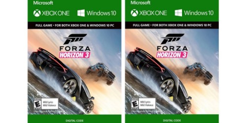 Target: Forza Horizon 3 Game for Xbox One AND PC ONLY $19.99 ($59 Value) – Email Delivery