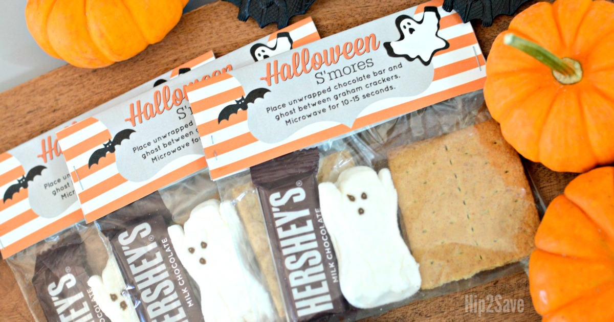 Make Halloween S Mores Kits With Our Free Printable Bag Toppers Hip2save