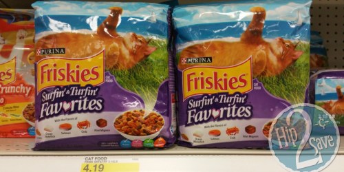 Target: Purina Friskies Dry Cat Food 3.15 Bag Only $1.93 and Friskies Party Treats Only 70¢