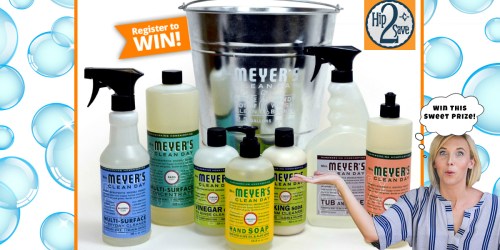 Who Wants To A Win Mrs. Meyer’s Clean Day Variety Gift Bucket? Five Subscribers Will Win!