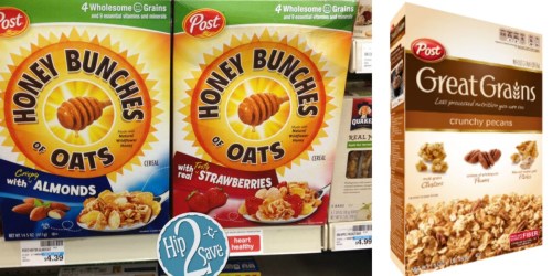 CVS: Post Cereal Boxes as Low as 74¢