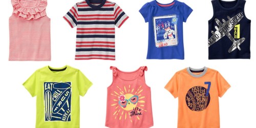 Gymboree: 60% Off Clearance Sale = Tees, Tanks & Shorts Only $2.80, Swimwear Just $5.20 + More