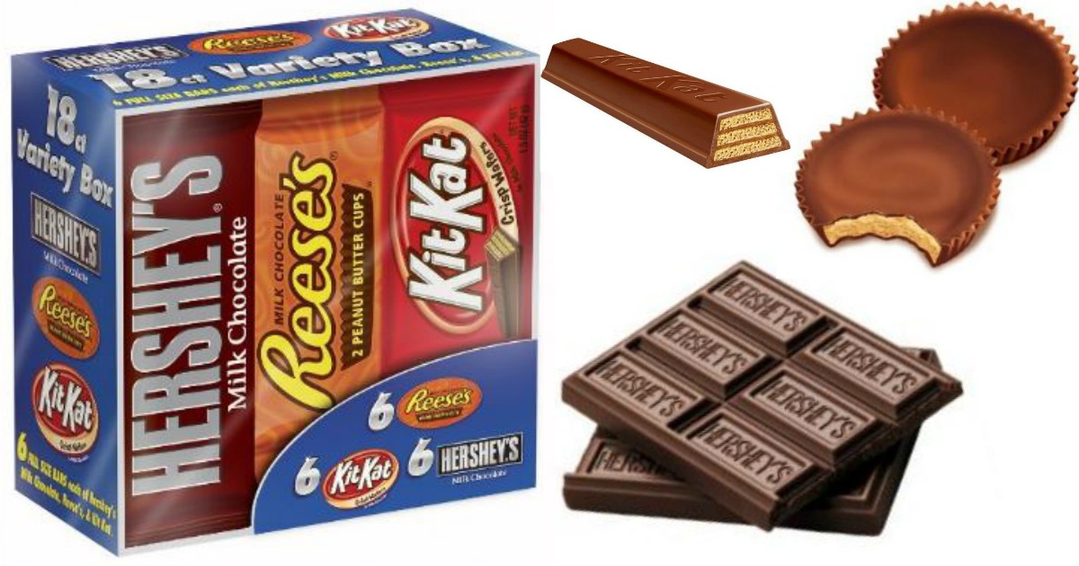 Amazon: Hershey's Chocolate 18-count Variety Pack Only $11.81 Shipped