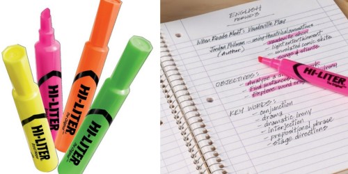 Amazon: Hi-Liter Highlighters 4-Pack Only $1