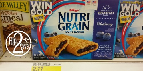 Target: Kellogg’s Nutri Grain Bars 8ct Box Only 91¢