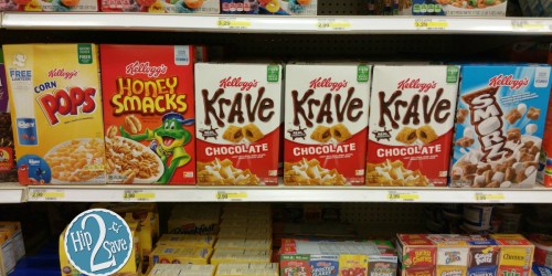 Target Cartwheel: 25% Off Kellogg’s Cereal Offers = Krave Cereal Just 74¢ Per Box + Lots More