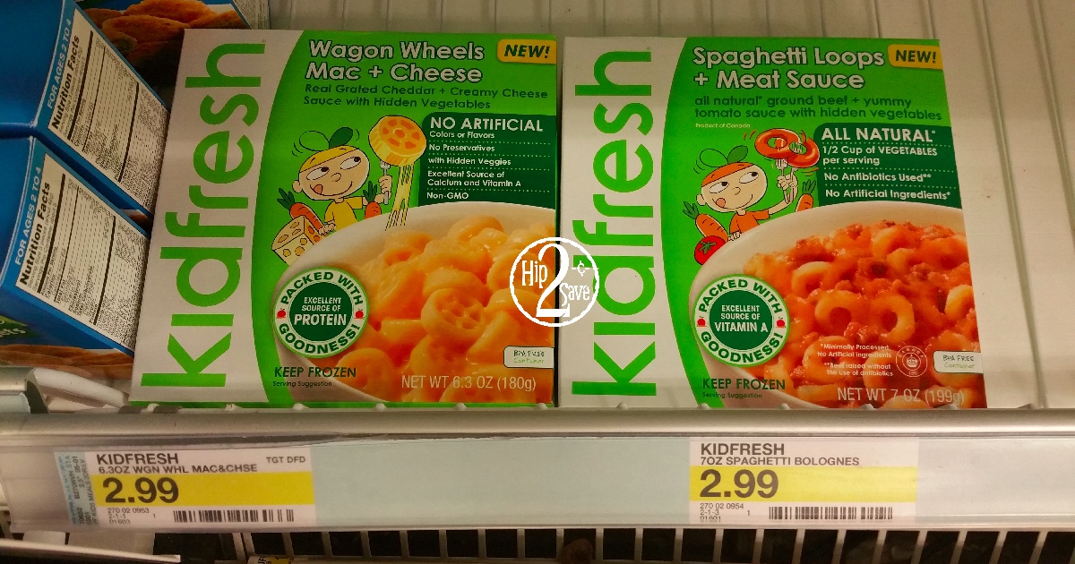 Target Free Kidfresh Frozen Meal (After Cash Back from Ibotta and