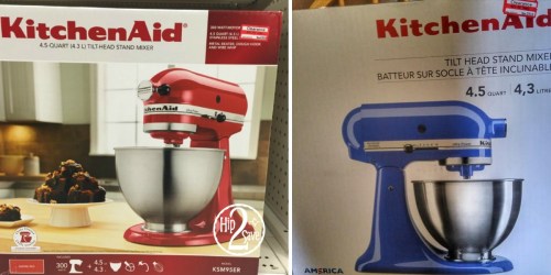 Target: KitchenAid 4.5 Quart Stand Mixers Possibly Only $149.98