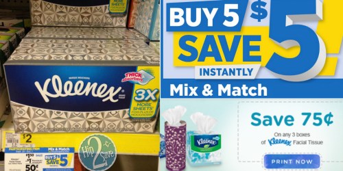 Dollar General: Large Kleenex Boxes Just 35¢ Each