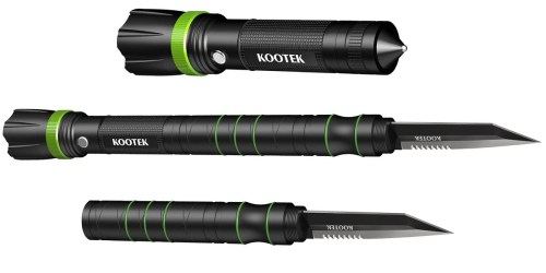 Amazon: Kootek 3-in-1 Flashlight w/ Knife & Hammer Only $13.98 (Regularly $19.98)