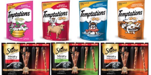 Kroger & Affiliates: FREE Sheba Meaty Sticks or Temptations Cat Treats