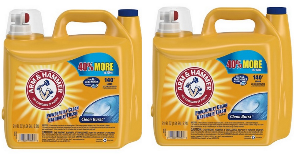 Arm & Hammer Liquid Laundry Detergent 130Loads 5.49 Each