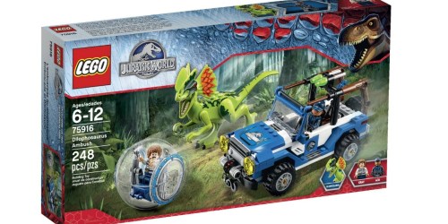 Amazon: LEGO Jurassic World Dilophosaurus Ambush Building Kit Only $21.74