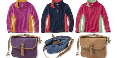 L.L. Bean: Girls’ Fleece Pullovers $10.99 Shipped Today Only (+ Free $10 Gift Card w/ $50 Purchase)