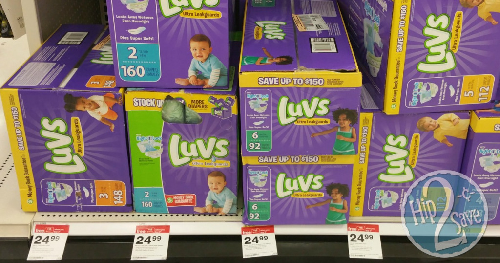 target luvs diapers size 2