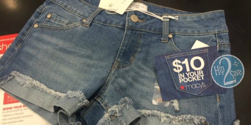 *HOT* Macy’s Denim Event (Amanda Scored Pair of Jean Shorts AND 2 Shirts for Under $10!)