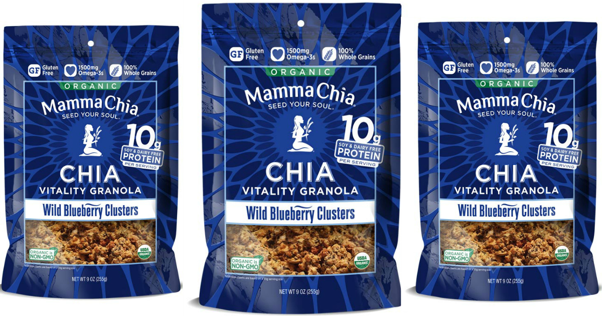 Target: Mamma Chia Organic Wild Blueberry Granola Clusters Just 74 ...