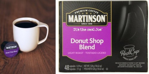 Amazon: Martinson Coffee Single Serve RealCups 48-Count Only $13.01 Shipped (Just 27¢ Each!)