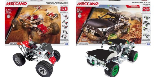 Amazon: Meccano Mountain Rally 25 Model Set Only $28.48 (Regularly $44.99)