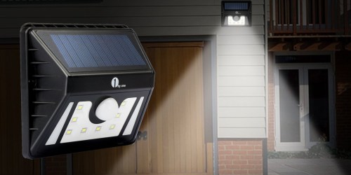 Amazon: 1byone Solar Powered Outdoor LED Light w/ Security Motion Sensor ONLY $10.19