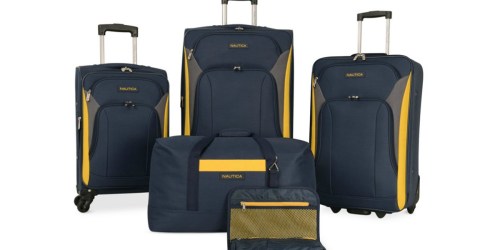 Macy’s: Nautica 5-Piece Spinner Luggage Set Only $127.49 Shipped (Regularly $460)