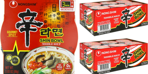 Amazon Prime: Nongshim Big Bowl Noodle Soup 12 Pack Only $8.98 Shipped (Just 75¢ Each)