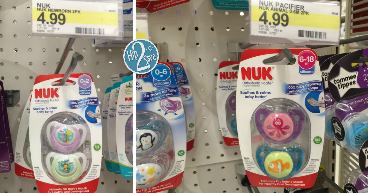Target NUK 2Pack Pacifiers Just 1.24 Each (After Ibotta)